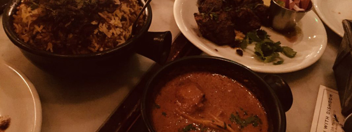 Indian food at Dishoom, Shoreditch, London