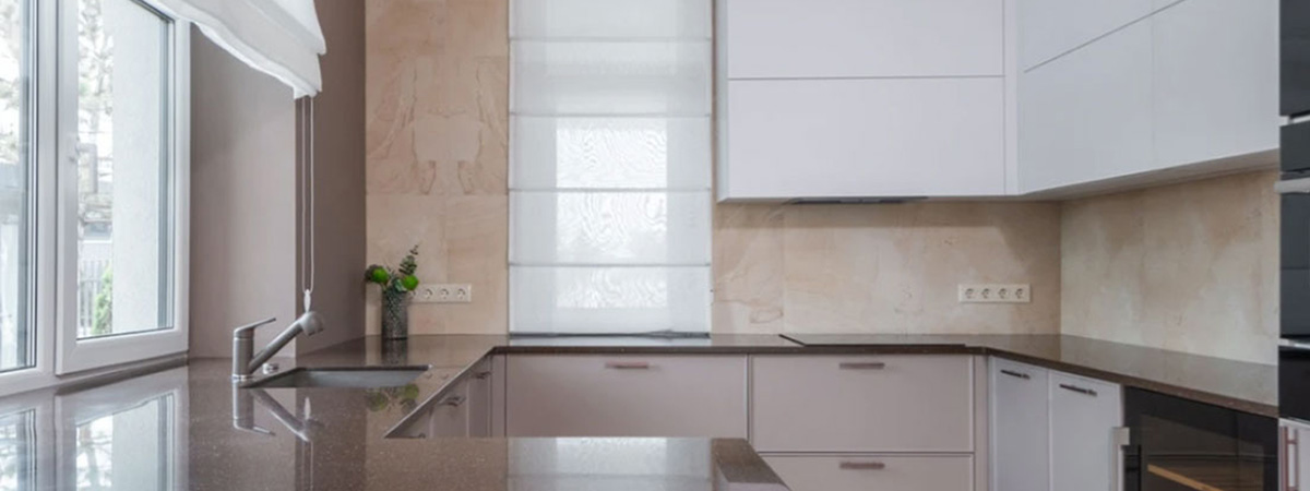 A kitchen maintained by a property manager