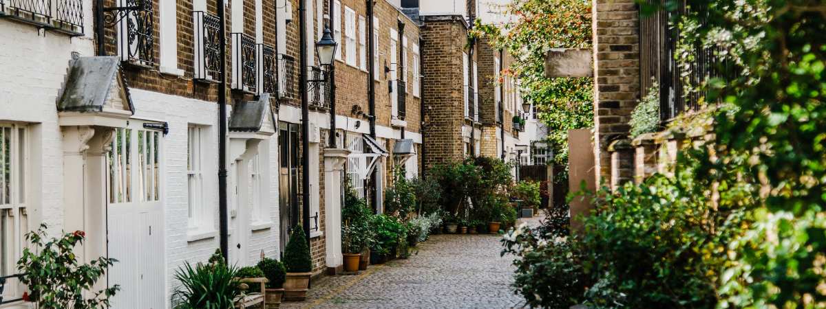 A row of period property in West London