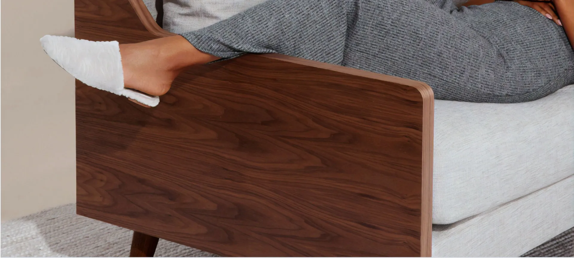 person lounging in their stunning London property